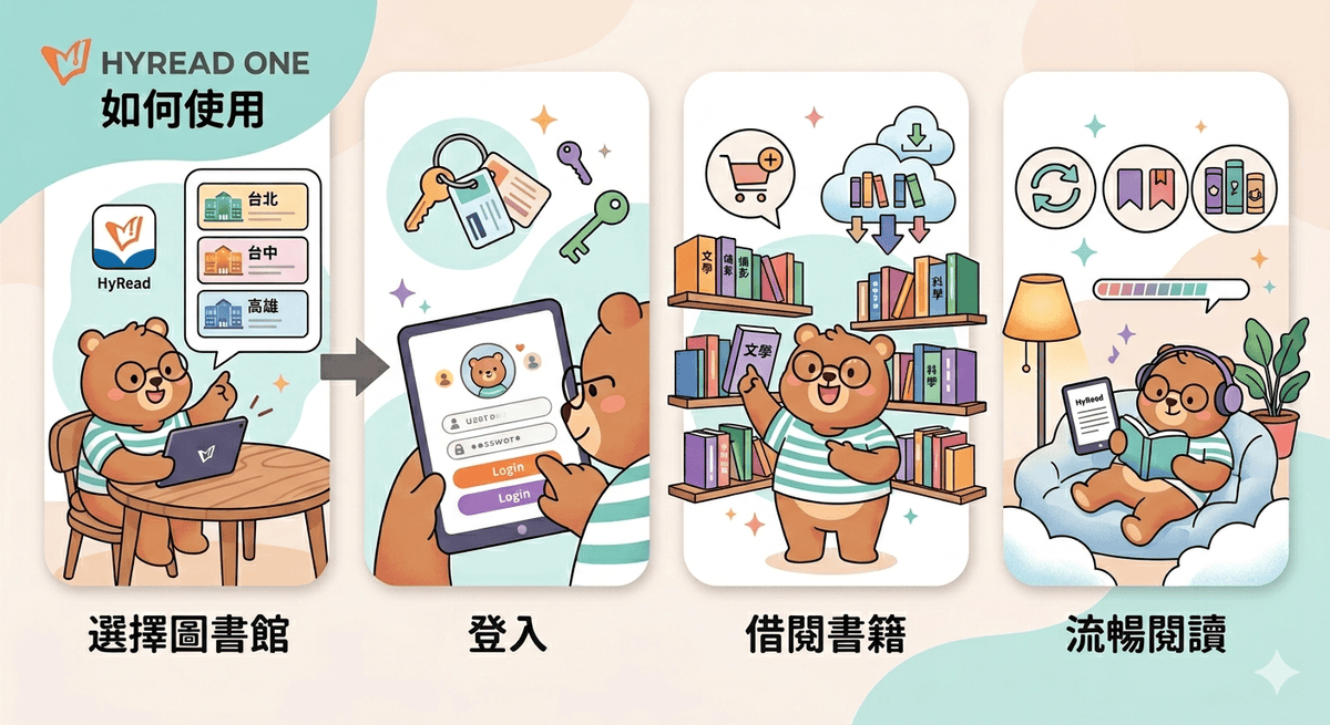 【HyRead One】全台圖書館免費借閱!一鍵找書、計次借閱省錢攻略 - 第1張圖 【HyRead One】全台圖書館免費借閱!一鍵找書、計次借閱省錢攻略